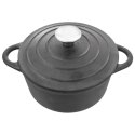 Garnek Żeliwny LITINA 4 L Średnica 23 cm Indukcja Piekarnik Grill
