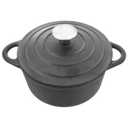Garnek Żeliwny LITINA 4 L Średnica 23 cm Indukcja Piekarnik Grill