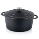 Garnek Żeliwny Solidny Gaz Indukcja Solidny Uniwersalny VILDE 33x26x12 cm