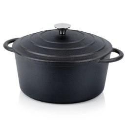 Garnek Żeliwny Solidny Gaz Indukcja Solidny Uniwersalny VILDE 33x26x12 cm