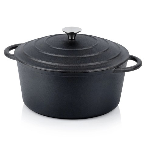 Garnek Żeliwny Solidny Gaz Indukcja Solidny Uniwersalny VILDE 33x26x12 cm