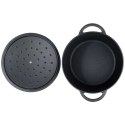 Garnek Żeliwny Solidny Gaz Indukcja Solidny Uniwersalny VILDE 33x26x12 cm