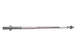 Gryf Prosty Stalowy Sztanga do Ćwiczeń Śrubowy KUBISPORT 1200/25 mm