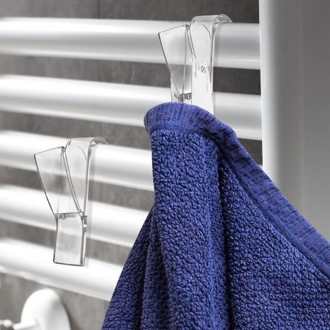 Haczyk Wieszak ORION na Kaloryfer 4 szt. Przezroczysty Suszenie