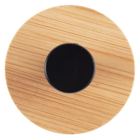 Haczyki Samoprzylepne Okrągłe Drewno Metal Zestaw 2 szt. ORION 5 x 5 cm