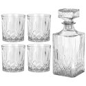 Karafka i Szklanki do Whisky Szklane VILDE 900 ml + 4x300 ml 5 el.