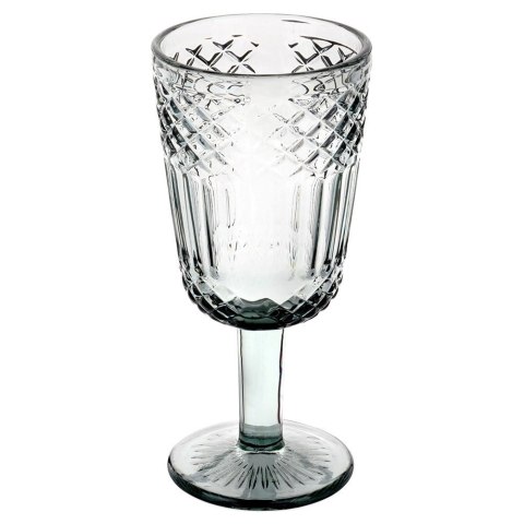 Kieliszek do Wina VILDE Szklany Czarny 270 ml Zdobiony Elegancki