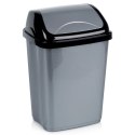 Kosz na Śmieci Plastikowy Szary 10 L ORION Wytrzymały i Pojemny