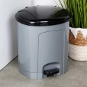 Kosz na Śmieci z Pedałem Plastikowy Szary 11,5 L ORION Wytrzymały i Pojemny