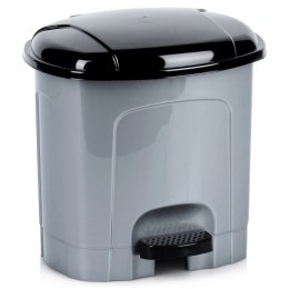 Kosz na Śmieci z Pedałem Plastikowy Szary 3 L ORION Wytrzymały i Pojemny