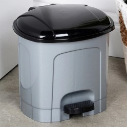 Kosz na Śmieci z Pedałem Plastikowy Szary 3 L ORION Wytrzymały i Pojemny