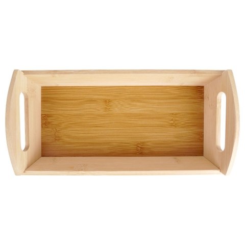 Koszyk na Pieczywo Bambusowy 29 x 14 cm z Uchwytami VILDE Drewniany
