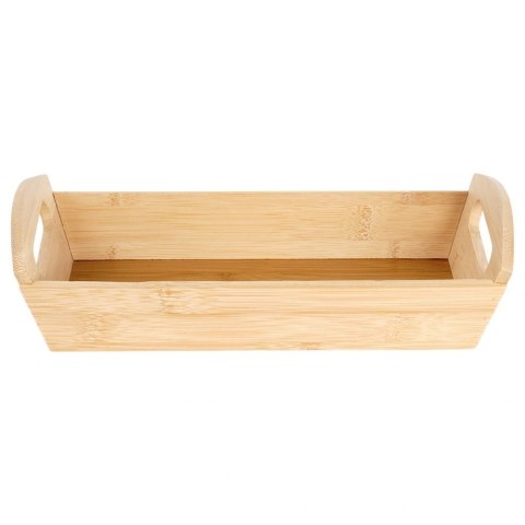 Koszyk na Pieczywo Bambusowy 29 x 14 cm z Uchwytami VILDE Drewniany