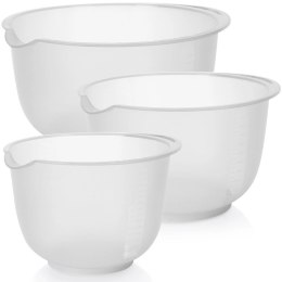 Miski Kuchenne do Miksowania z Miarką 1,5/2/2,5 L 3Szt Excellent Houseware