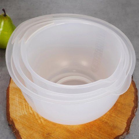 Miski Kuchenne do Miksowania z Miarką 1,5/2/2,5 L 3Szt Excellent Houseware