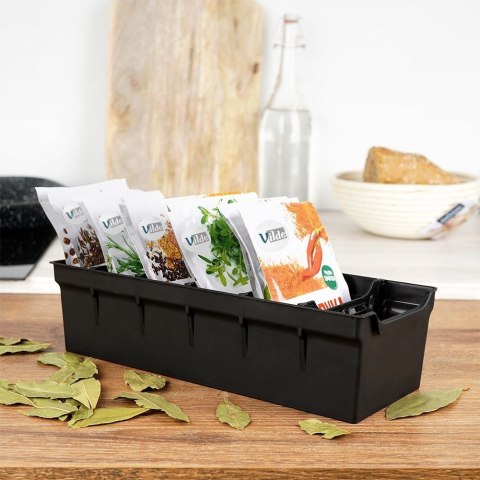 Organizer Pojemnik na Przyprawy z Przegródkami VILDE 30 x 13 cm