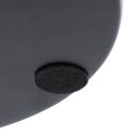 Podstawka pod Kompozycje Okrągła Metalowa 30 cm VILDE Czarna Matowa