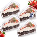 Pucharki Trójkątne z Pokrywkami 160ml Zestaw 4 szt. ORION Finger Food