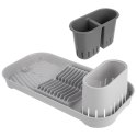 Suszarka Ociekacz na Naczynia Szara Kompaktowa ORION 39x19,5x11 cm