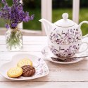 Talerzyk w Kształcie Serca Porcelana 17 cm Louka Kwiaty na Prezent
