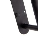 Wieszak na Ręcznik Papierowy Czarny Loft Metalowy na Taśmę 3M