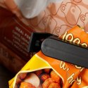 Klipsy do Torebek VILDE 22 szt. Czarny 2 Rozmiary Tworzywo Szczelne