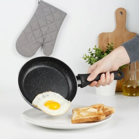 Patelnia Granitowa 24 cm Black Line Indukcja Gaz Non-stick VILDE
