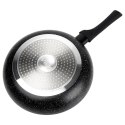 Patelnia Granitowa 24 cm Black Line Indukcja Gaz Non-stick VILDE