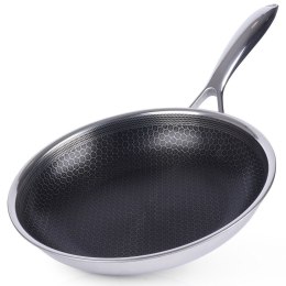 Patelnia Stalowa 24 cm ORION Cookcell Nieprzywierająca do Piekarnika