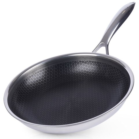 Patelnia Stalowa 24 cm ORION Cookcell Nieprzywierająca do Piekarnika