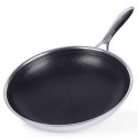 Patelnia Stalowa 28 cm ORION Cookcell Nieprzywierająca do Piekarnika