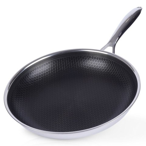 Patelnia Stalowa 28 cm ORION Cookcell Nieprzywierająca do Piekarnika