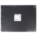 Taca Kamienna Łupek 40 x 30 cm Czarna Serwowanie Potraw Przekąsek VILDE