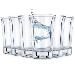 Kieliszki do Wódki VILDE Szklane 6 szt. 40 ml Wzmocnione Dno