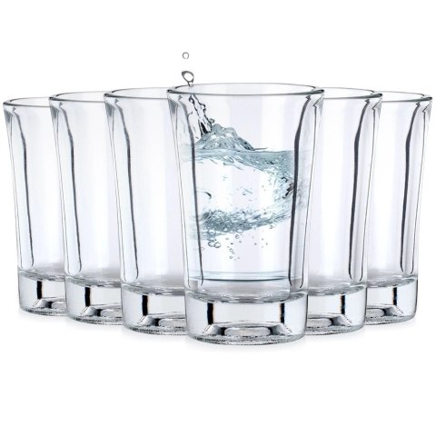 Kieliszki do Wódki VILDE Szklane 6 szt. 40 ml Wzmocnione Dno