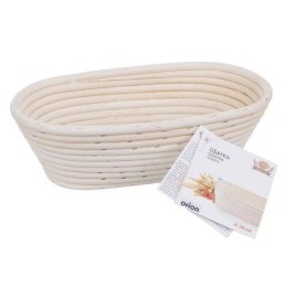 Koszyk do Wyrastania Ciasta na Chleb Rattanowy Solidny ORION 32 x 15 x 9 cm