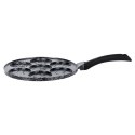 Patelnia do Jajek Granitowa 7 Otworów 26 cm VILDE Black Line Buzie Indukcja