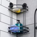 Półka pod Prysznic Prysznicowa Metalowa Narożna BATHROOM SOLUTIONS 38 cm