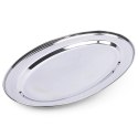 Taca do Serwowania Stalowa Owalna 39 x 26 cm EXCELLENT HOUSEWARE