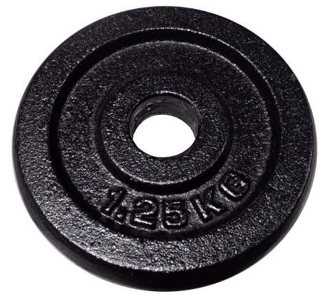 Ciężar Obciążenie Żeliwne Talerz do Gryfu Hantli KUBISPORT 1,25kg - 25mm