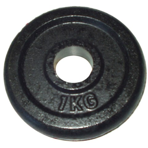Ciężar Obciążenie Żeliwne Talerz do Gryfu Hantli KUBISPORT 1kg - 30mm