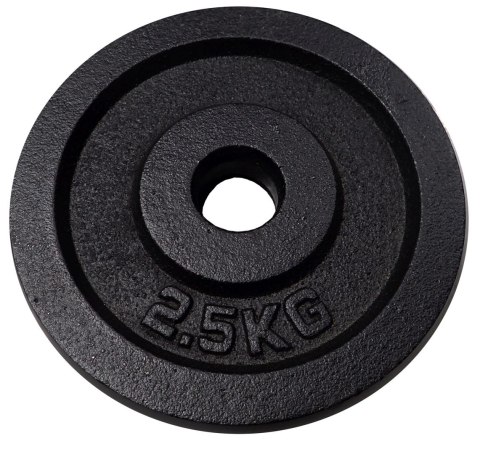Ciężar Obciążenie Żeliwne Talerz do Gryfu Hantli KUBISPORT 2,5 kg - 30 mm