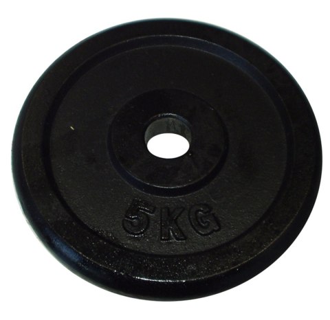 Ciężar Obciążenie Żeliwne Talerz do Gryfu Hantli KUBISPORT 5kg - 30mm