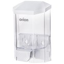 Dozownik do Mydła Ścienny ORION 430 ml Przezroczysty z Montażem do Łazienki
