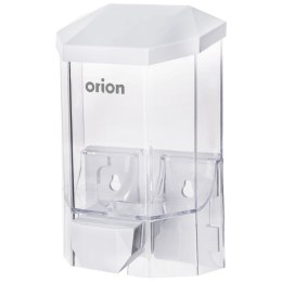 Dozownik do Mydła Ścienny ORION 430 ml Przezroczysty z Montażem do Łazienki