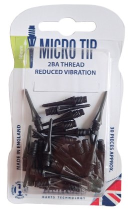 Groty do Rzutek Lotek Czarne Soft-tip HARROWS Micro H-TIP 2BA 30 szt.