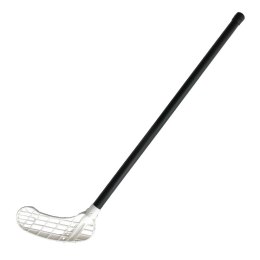 Kij do Unihokeja Floorballa Lewy Biały Solidny KUBISPORT Master 95 cm