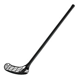 Kij do Unihokeja Floorballa Lewy Czarny Solidny KUBISPORT 95 cm