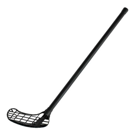 Kij do Unihokeja Floorballa Lewy Czarny Solidny KUBISPORT 95 cm