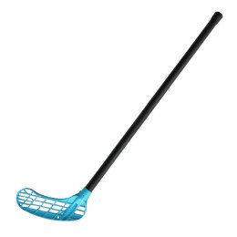 Kij do Unihokeja Floorballa Lewy Niebieski Solidny KUBISPORT Master 95 cm